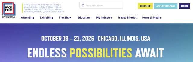 Pack Expo International - Chicago, 2026
